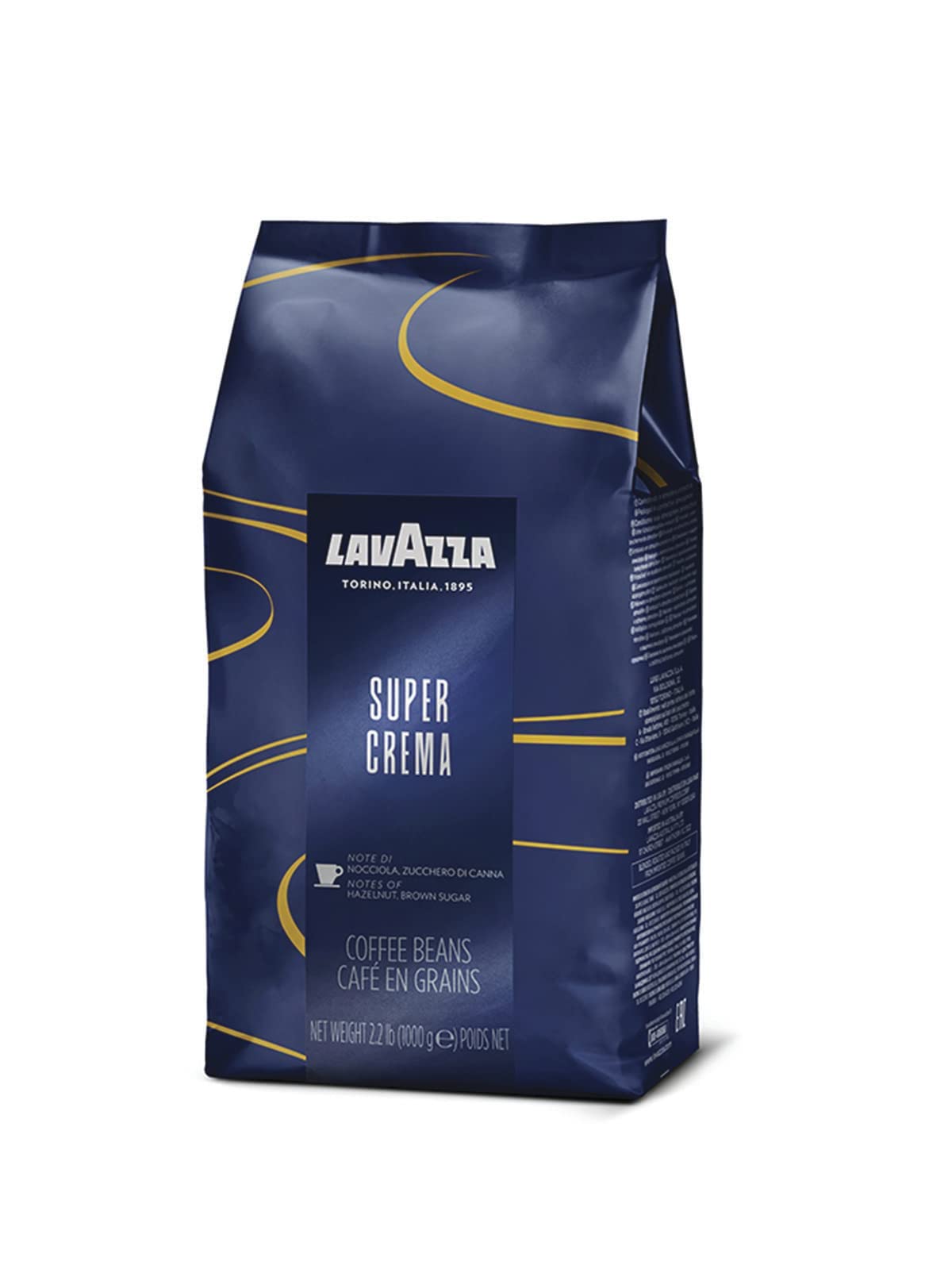Lavazza Espresso Barista Gran Crema Whole Bean Coffee Blend, Medium Espresso Roast, Oz Bag (Packaging May Vary) - 2.2 LB, 35.2 Ounce (Pack of 2)