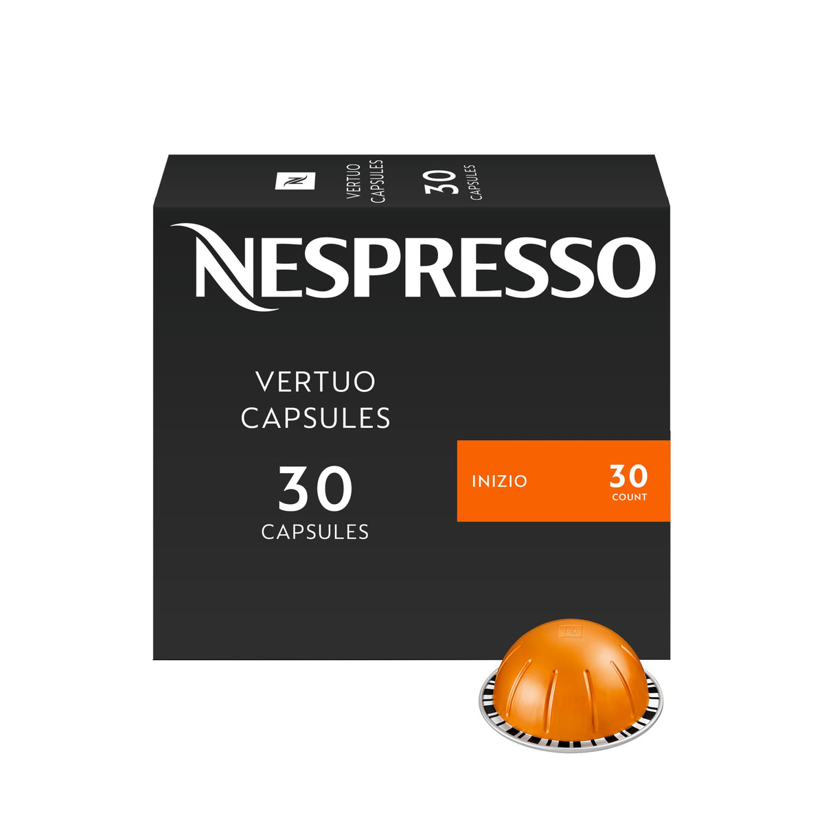 Nespresso Vertuo, Barista Flavored Pack, Medium Roast, 30-Count Coffee Pods