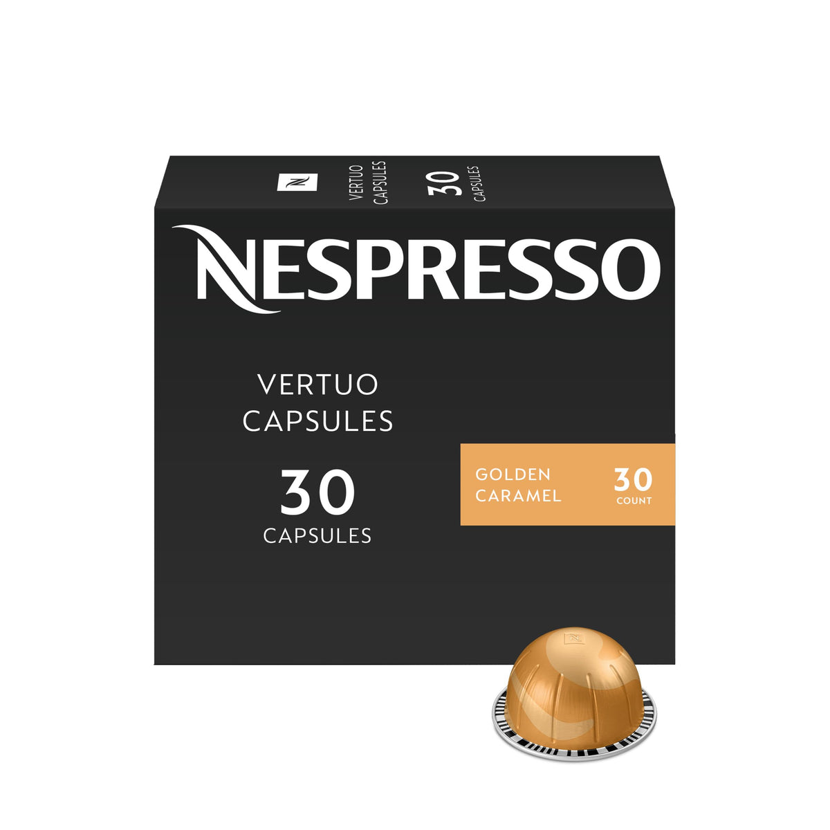 Nespresso Vertuo, Barista Flavored Pack, Medium Roast, 30-Count Coffee Pods