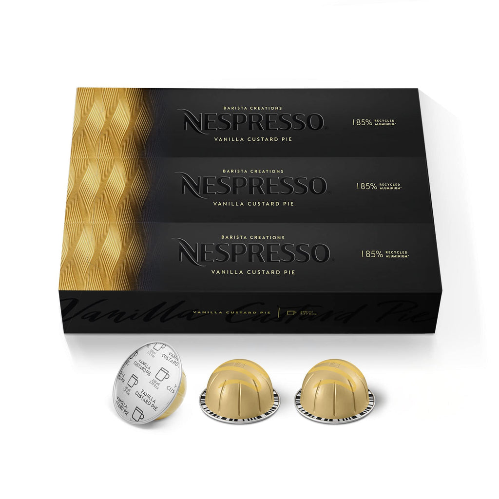 Nespresso Vertuo, Barista Flavored Pack, Medium Roast, 30-Count Coffee Pods
