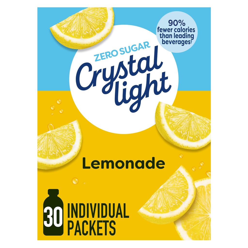Crystal Light Caffeine Drink Mix Variety Pack, 44 Packets, 4.18 oz | for On-the-Go Hydration Zero Sugar 60mg Caffeine per serving