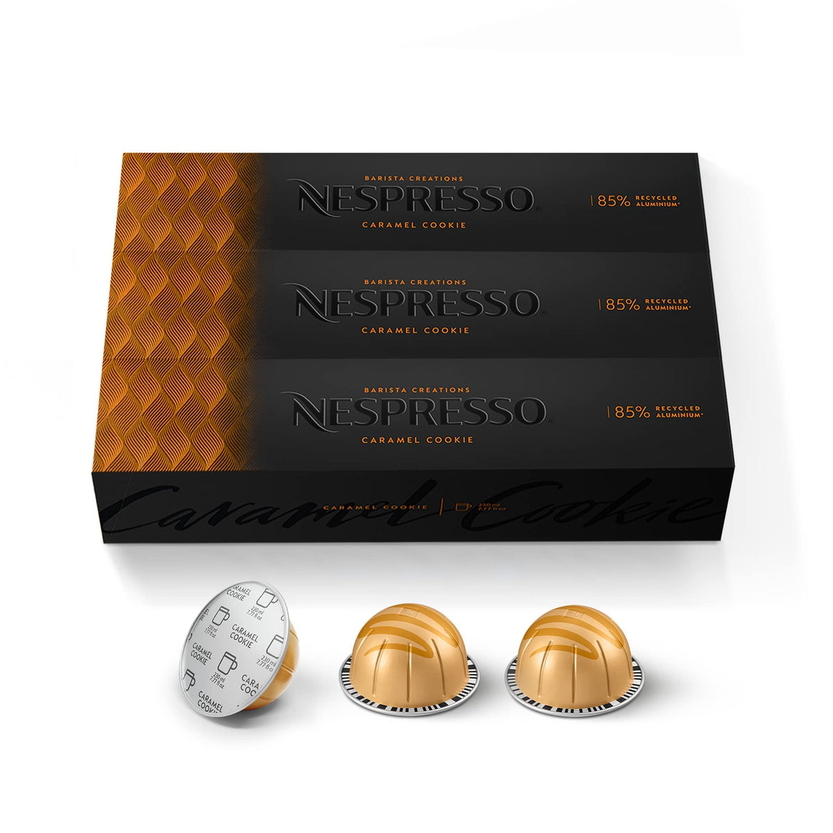 Nespresso Vertuo, Barista Flavored Pack, Medium Roast, 30-Count Coffee Pods