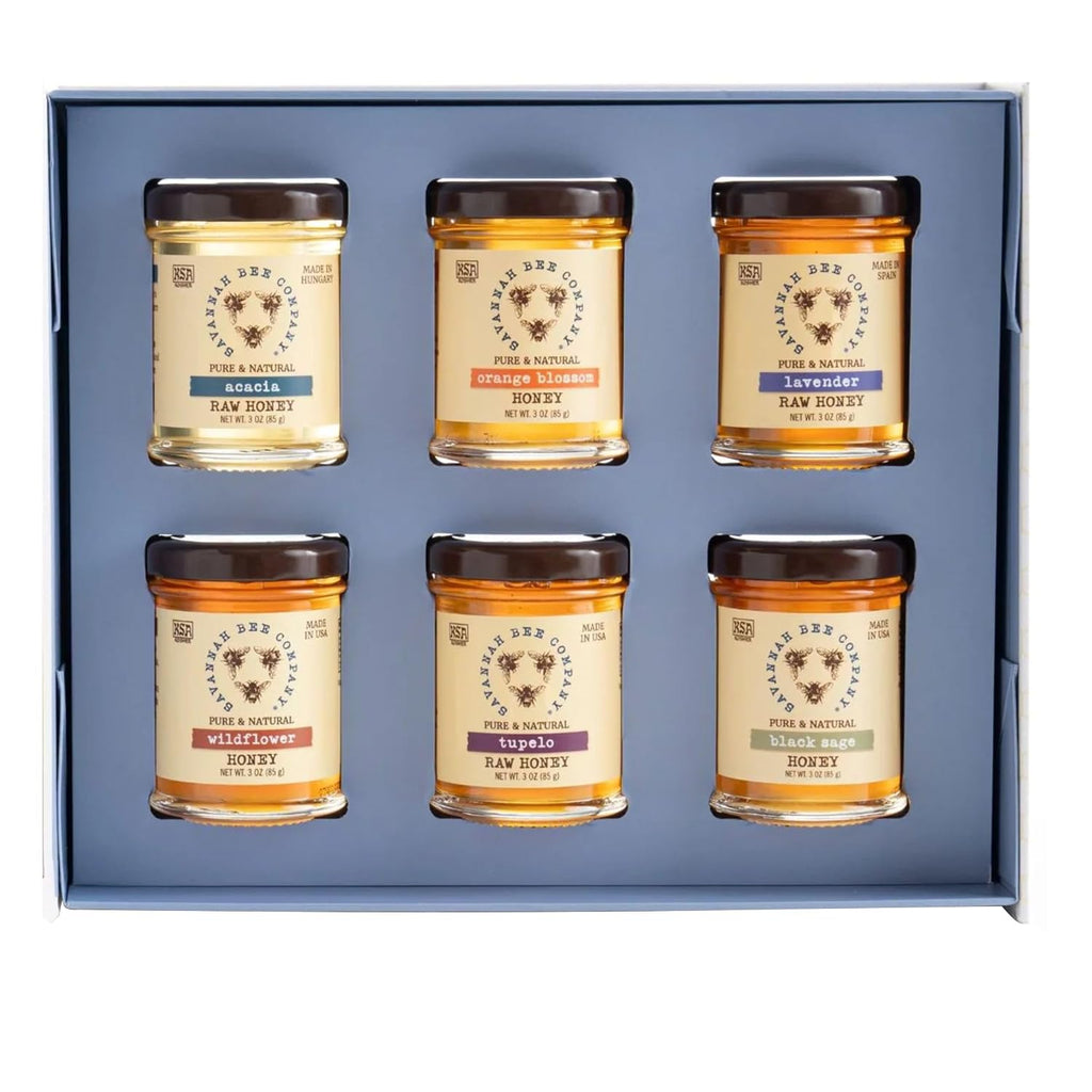Blossom to Bottle Honey Sampler Gift Set, 6 Varieties