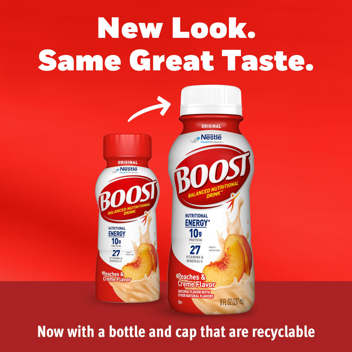 BOOST Original Ready to Drink Nutritional Drinks, Rich Chocolate, 8 Fl Oz Bottles (Pack of 24)