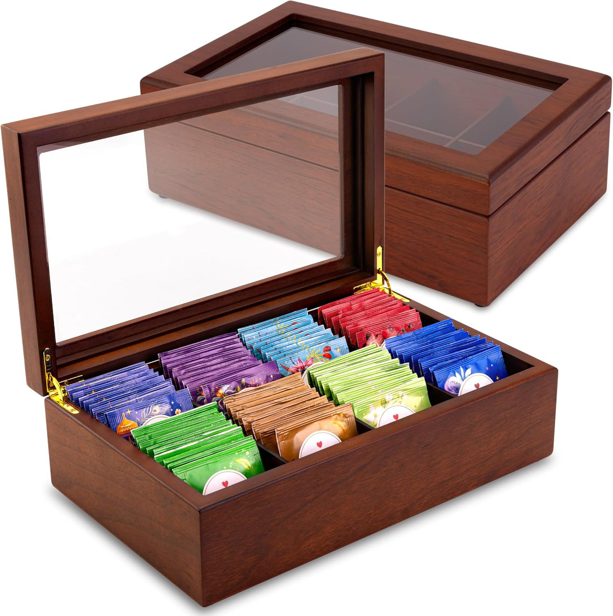 Tea Box - Luxury Wooden Tea Bag Organizer from The Apace Premier Collection