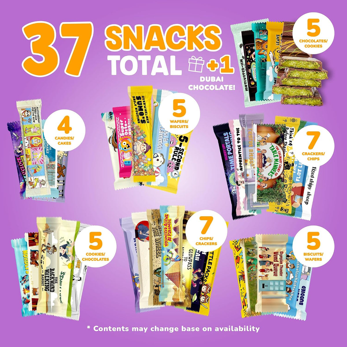 International Snack Box, Unique Experience with Universal Exotic Candies and Treats from around the World, Gift-Ready Foreign Foods in Packages Inspired by European, Japanese and Korean Cultures