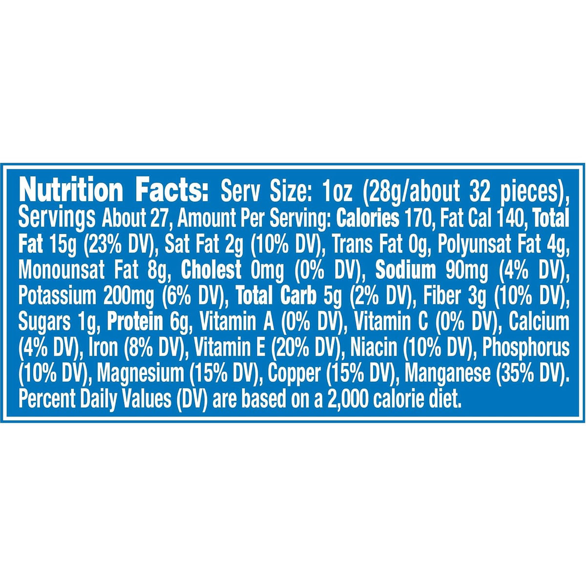 PLANTERS Mixed Nuts, Salted, 27 oz, Resealable Jar - Salted Nuts with Less than 50% Peanuts (*Nuts are Measured by Weight), Almonds, Cashews, Hazelnuts & Pecans - Kosher, (Pack of 2)